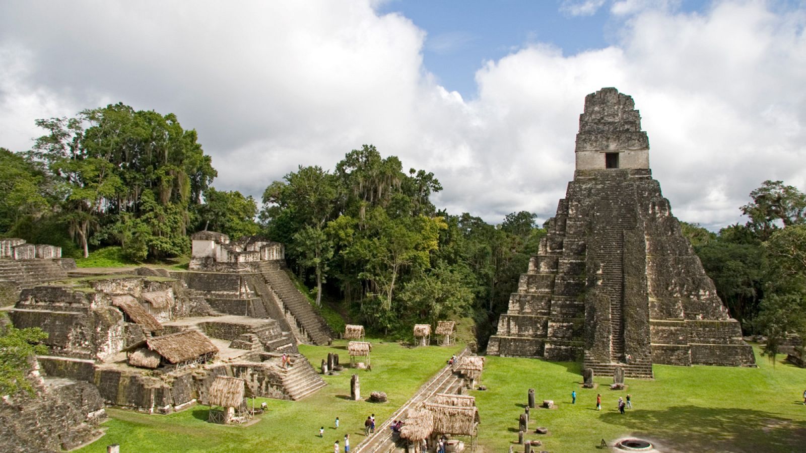 Imagen del yacimiento arqueológico de Tikal, en Guatemala.