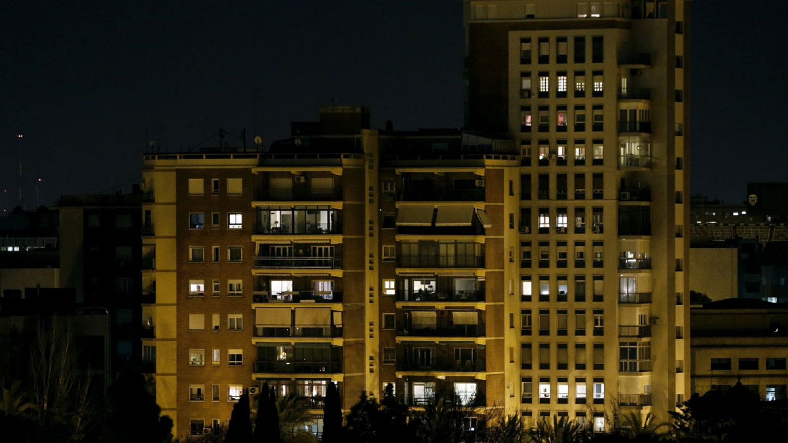 Imagen de un bloque de viviendas en Valencia.