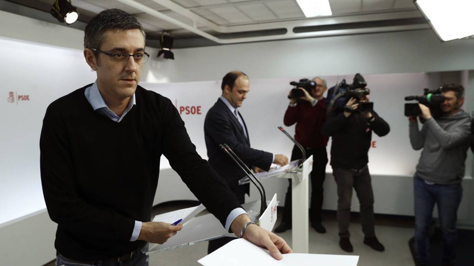Eduardo Madina, coordinador de la ponencia política del PSOE.