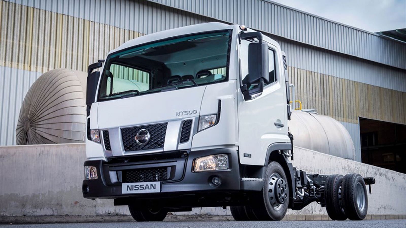 El modelo de camión NT500 producido en la fábrica de Nissan en Ávila.