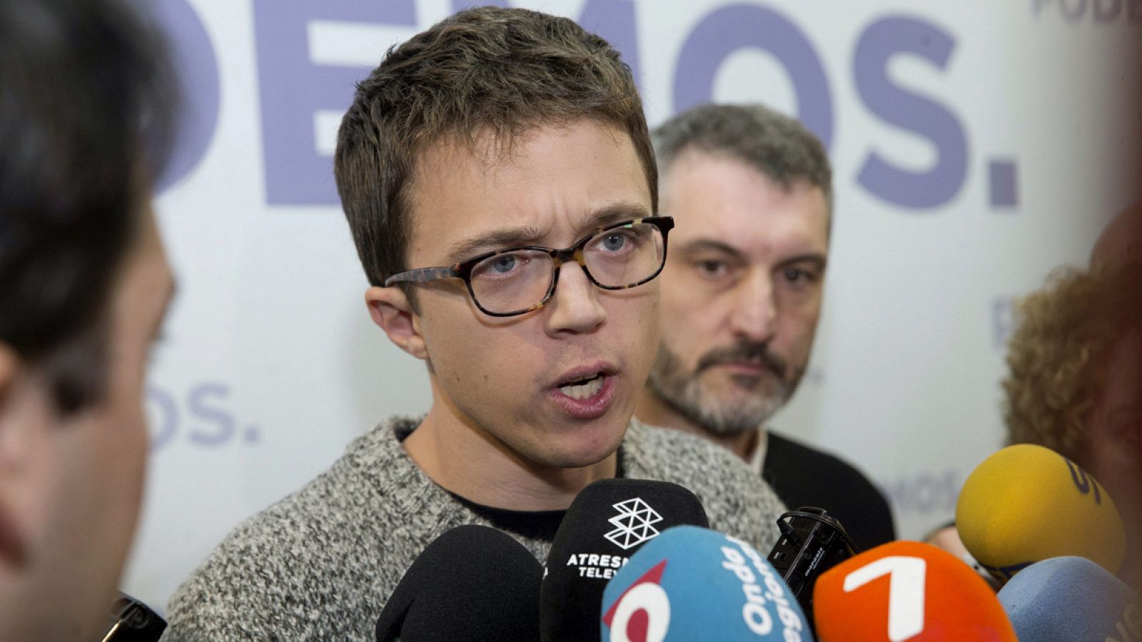 El secretario político de Podemos, Íñigo Errejón, en Murcia