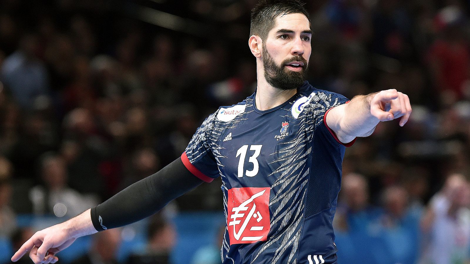 Nikola Karabatic, en el pasado Mundial de balonmano con la selección francesa.