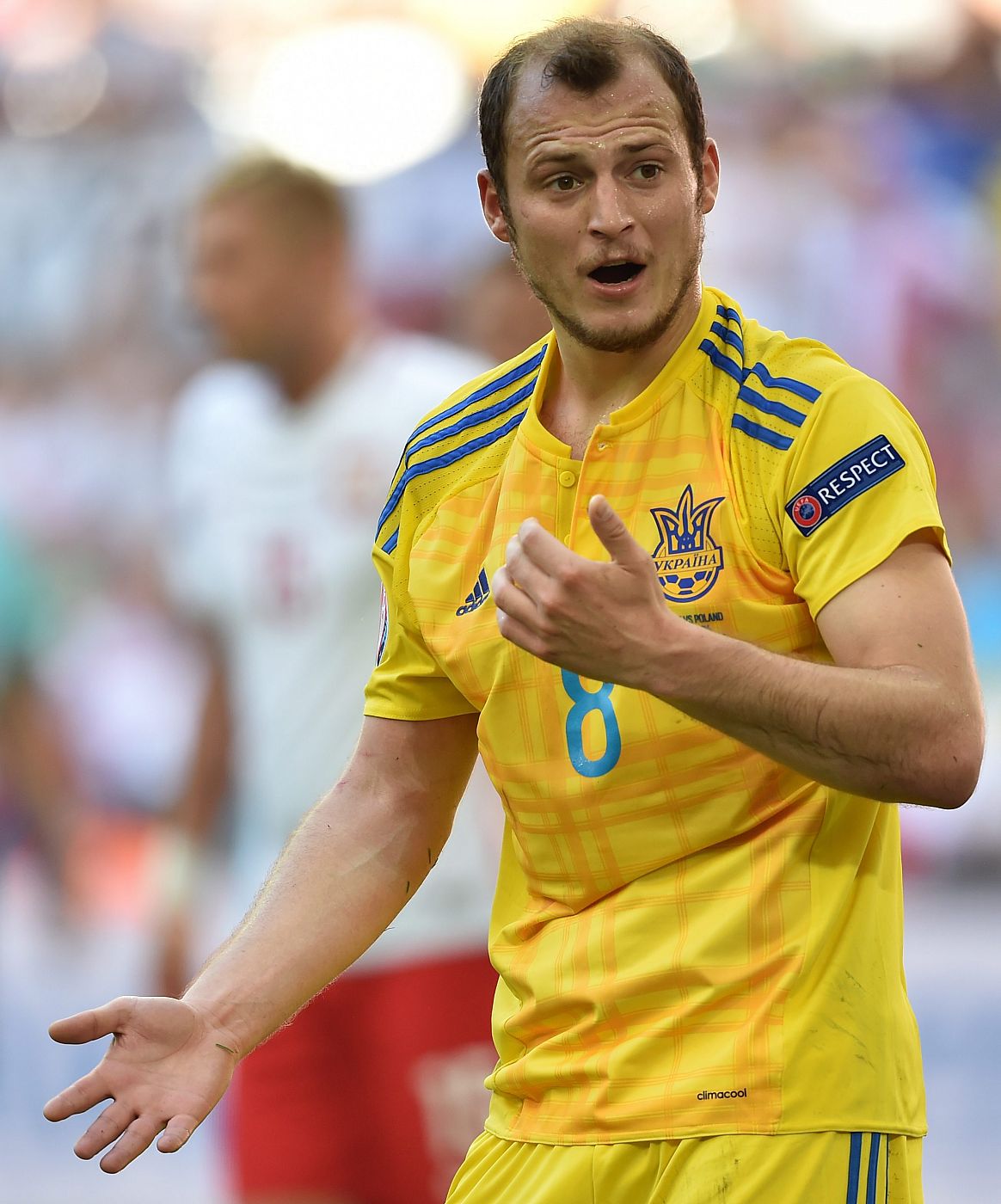 Imagen de Zozulya con la camiseta de Ucrania durante la pasada Eurocopa.