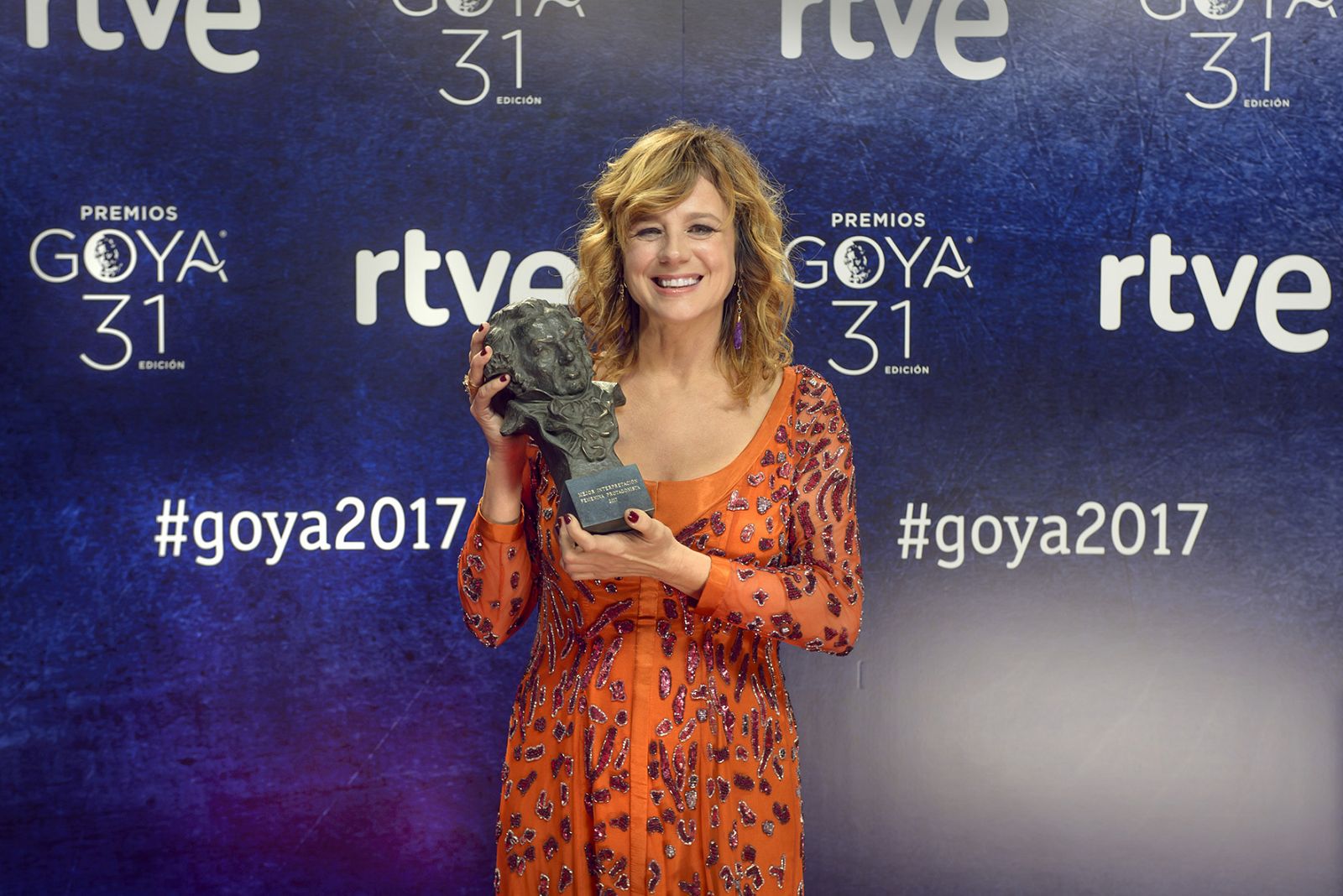Enma Suárez, protagonista de 'Julieta' se alzó con dos Goyas