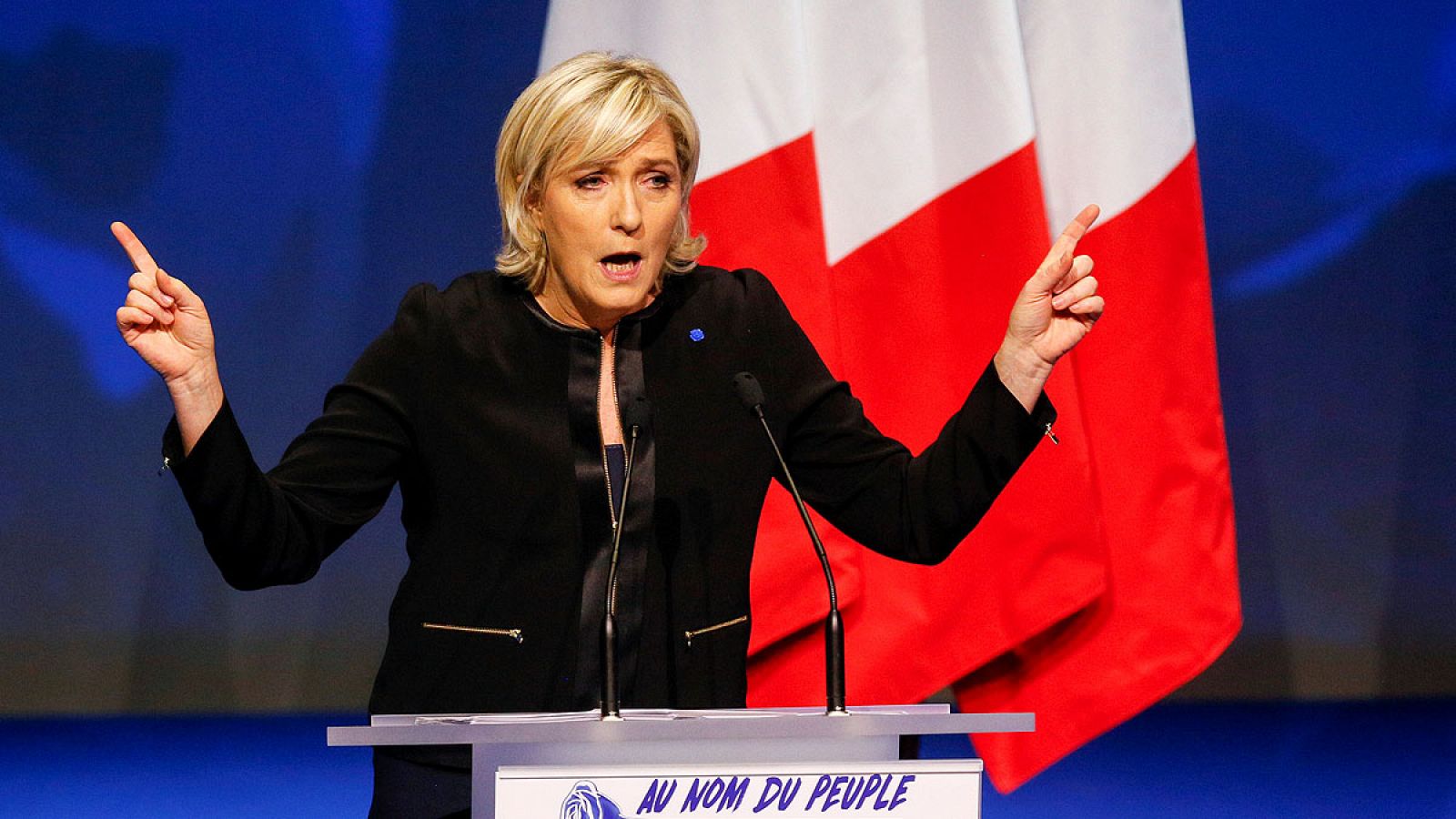 Marine Le Pen, candidata del Frente Nacional a la Presidencia de Francia