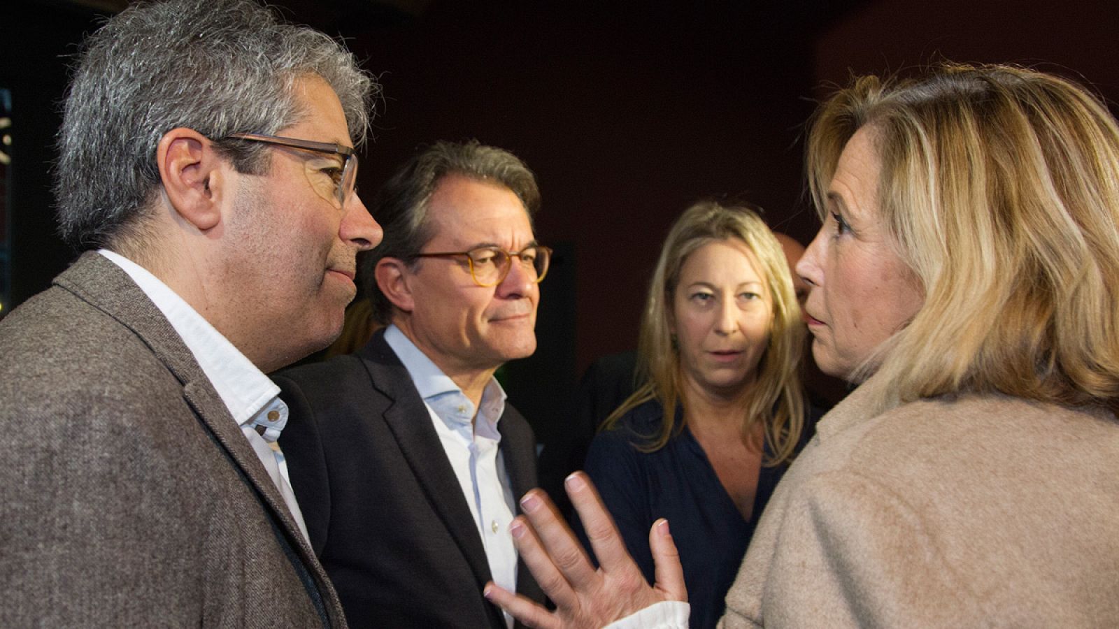 Francesc Homs, junto al expresidente de la Generalitat Artur Mas y las exconselleras Joana Ortega y Neus Munté, también juzgados por la consulta del 9N.