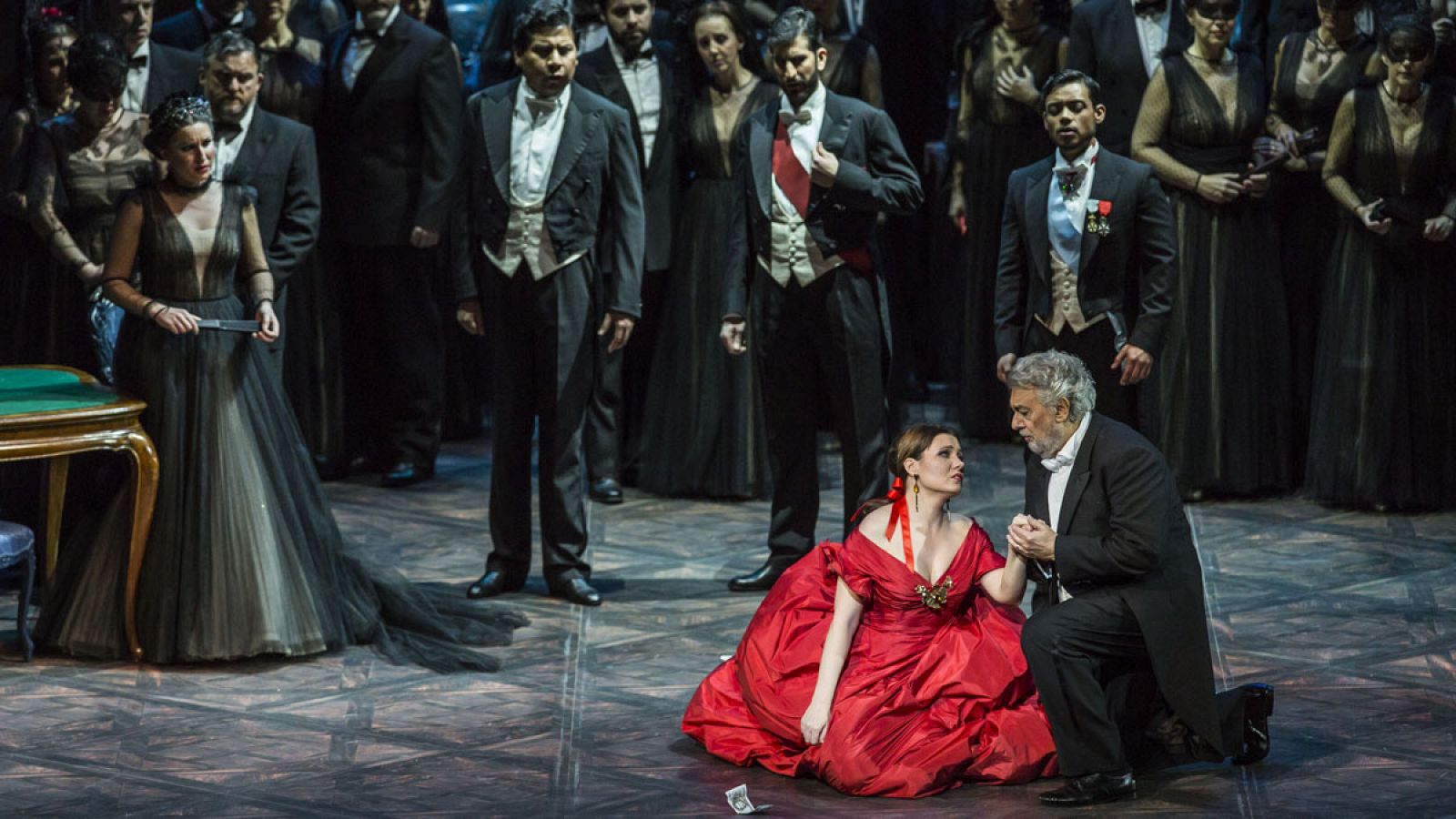 Imagen de la representación de La Traviata de Verdi