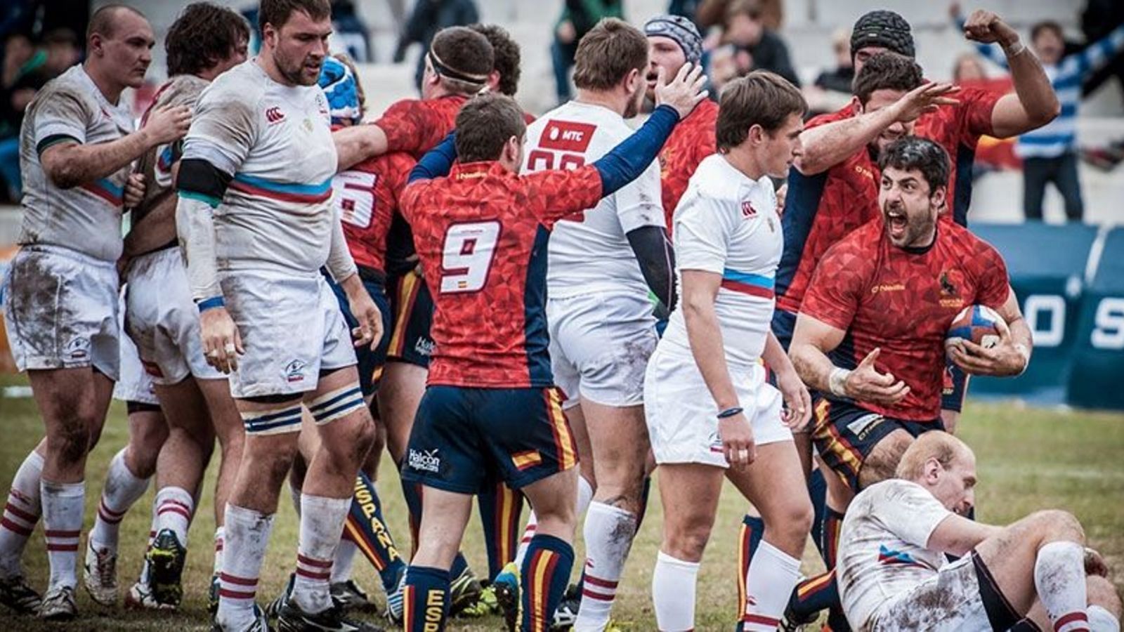 Imagen de archivo de un España-Rusia de rugby