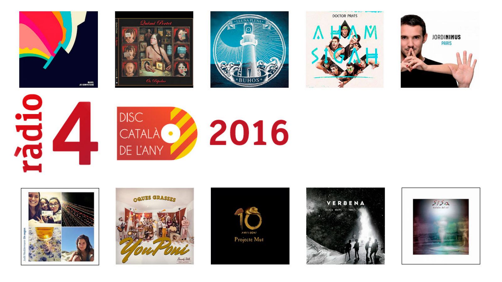 Vota el Disc Català de l'Any 2016