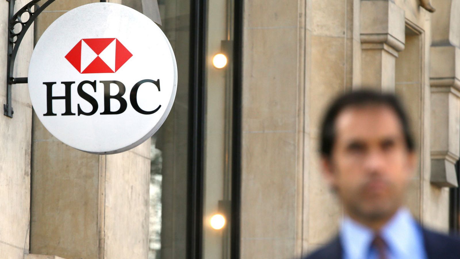 Imagen de archivo del logo de HSBC en París