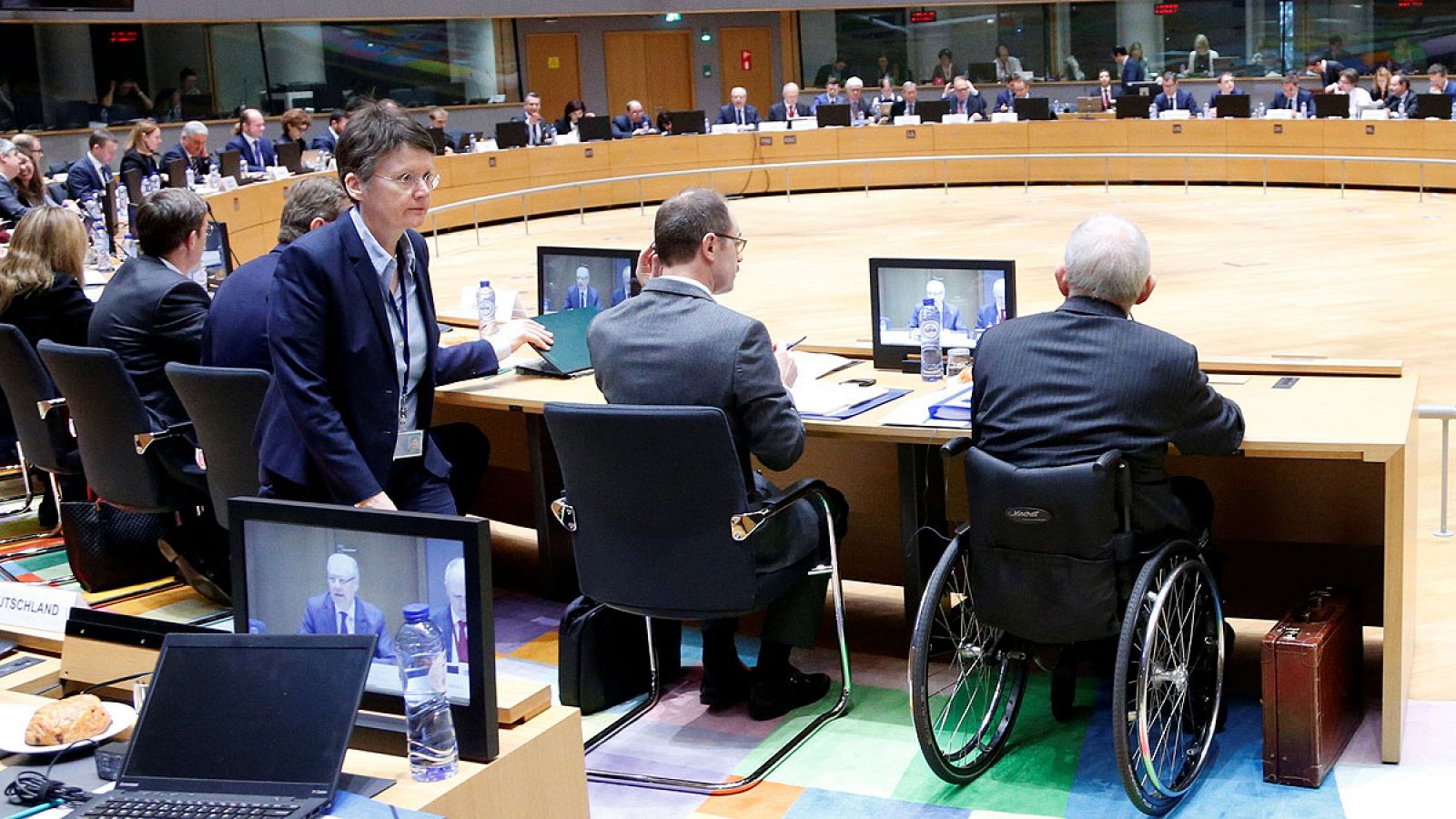 Reunión de ministros de Economía y Finanzas en Bruselas