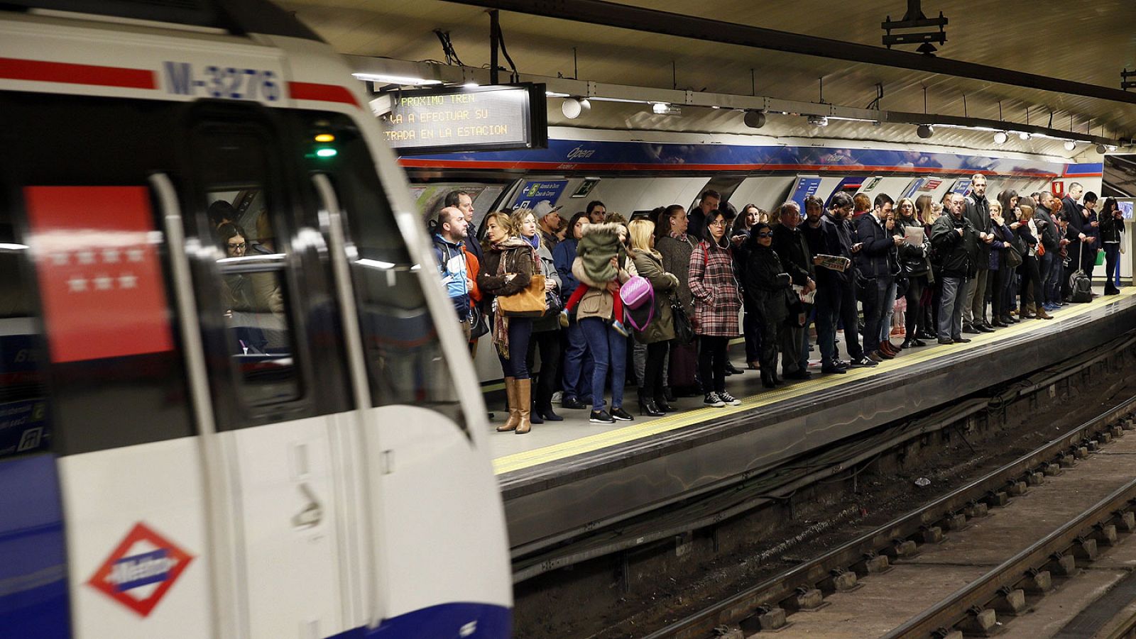 Primeras horas de paro en el Metro de Madrid