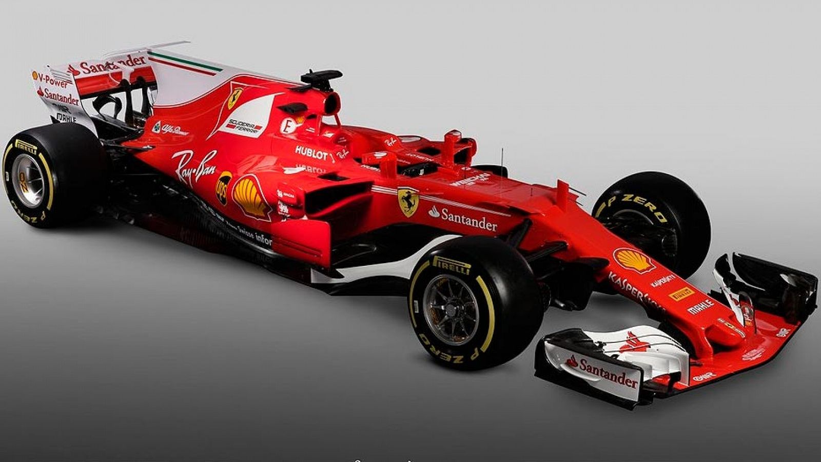 El 'SF70H', nuevo coche de Ferrari para el Mundial de 2017 de Fórmula 1.
