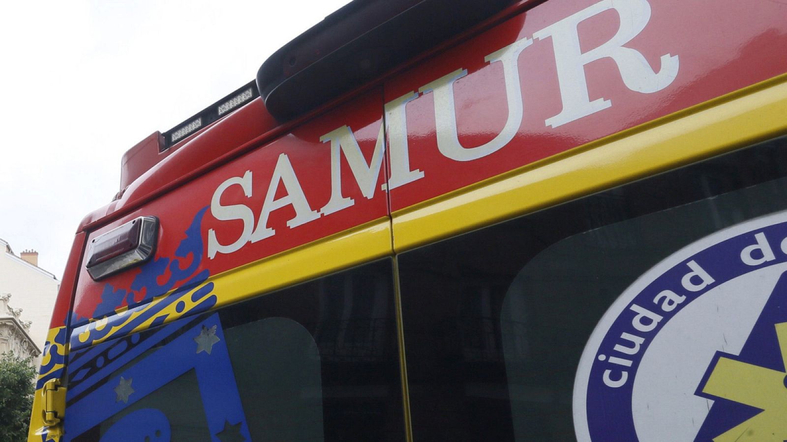 Imagen de archivo de una ambulancia del SAMUR