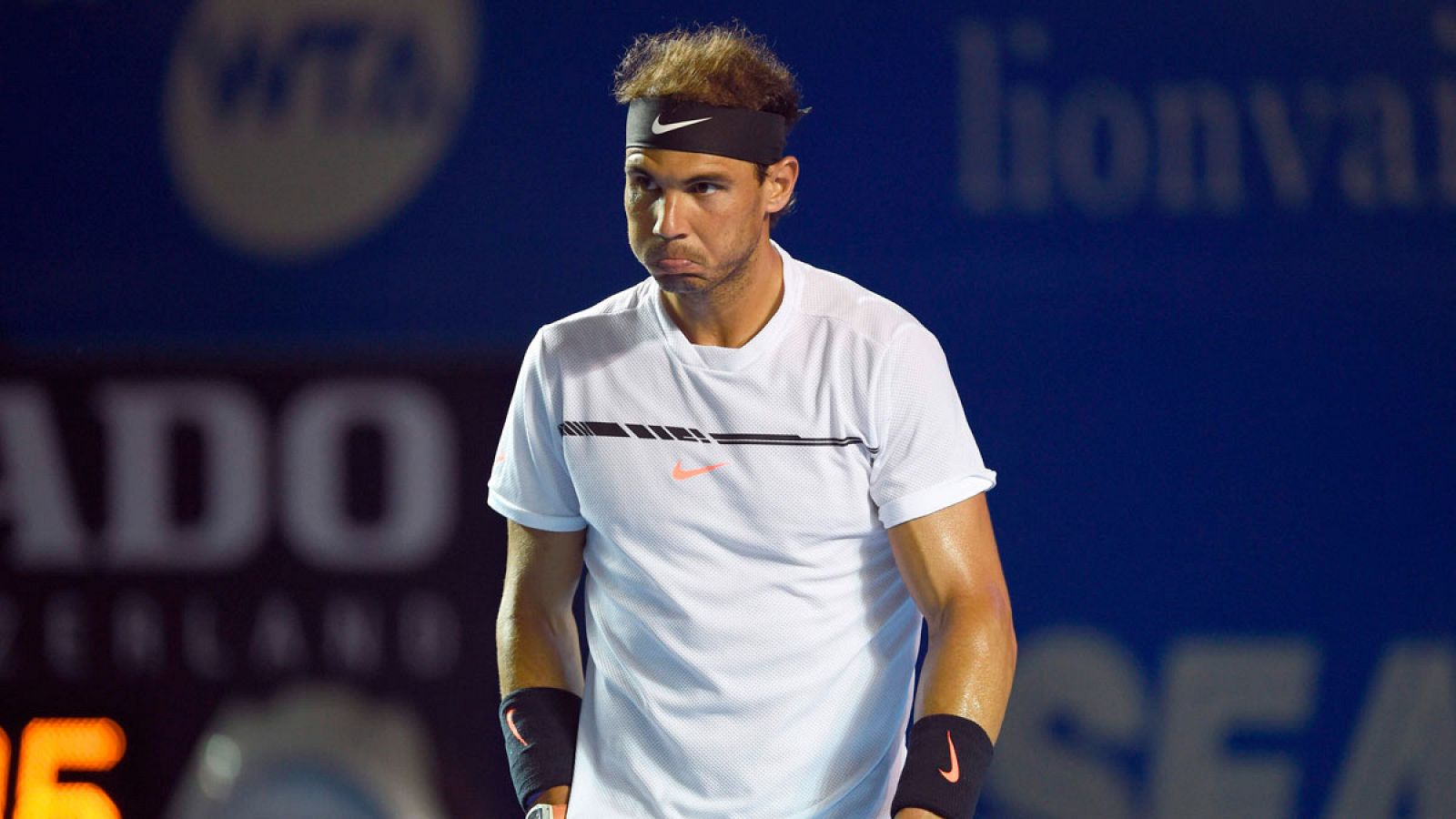 Nadal durante un momento de la final del Abierto Mexicano 2017 celebrado en Acapulco.