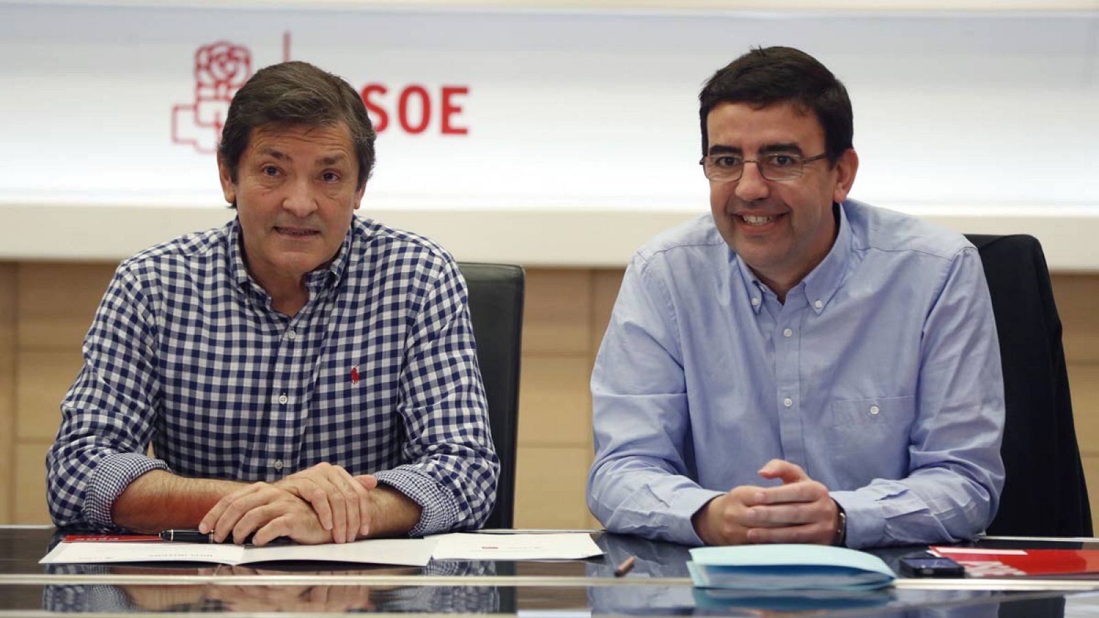 Reunión de la comisión gestora del PSOE.