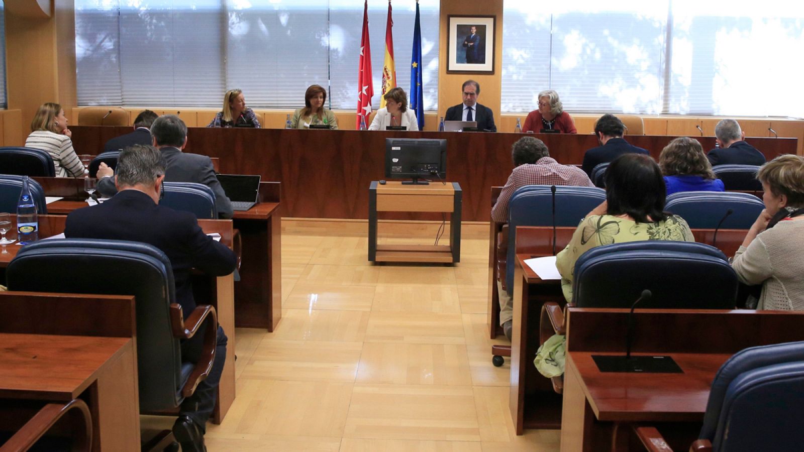 Imagen de archivo de vista general de la comisión de investigación de corrupción de la Asamblea de Madrid