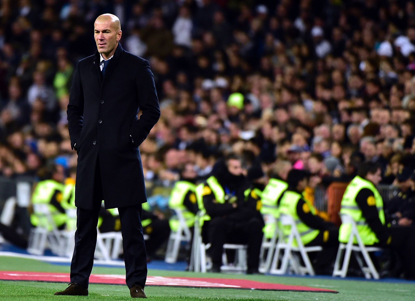 El entrenador del Real Madrid, Zinedine Zidane.