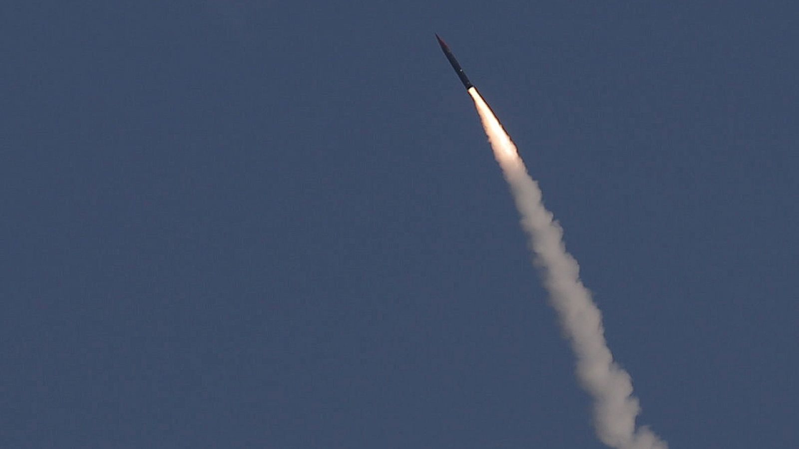 Imagen de archivo (diciembre 2015) de un misil de interceptación tipo "Flecha", usado por Israel