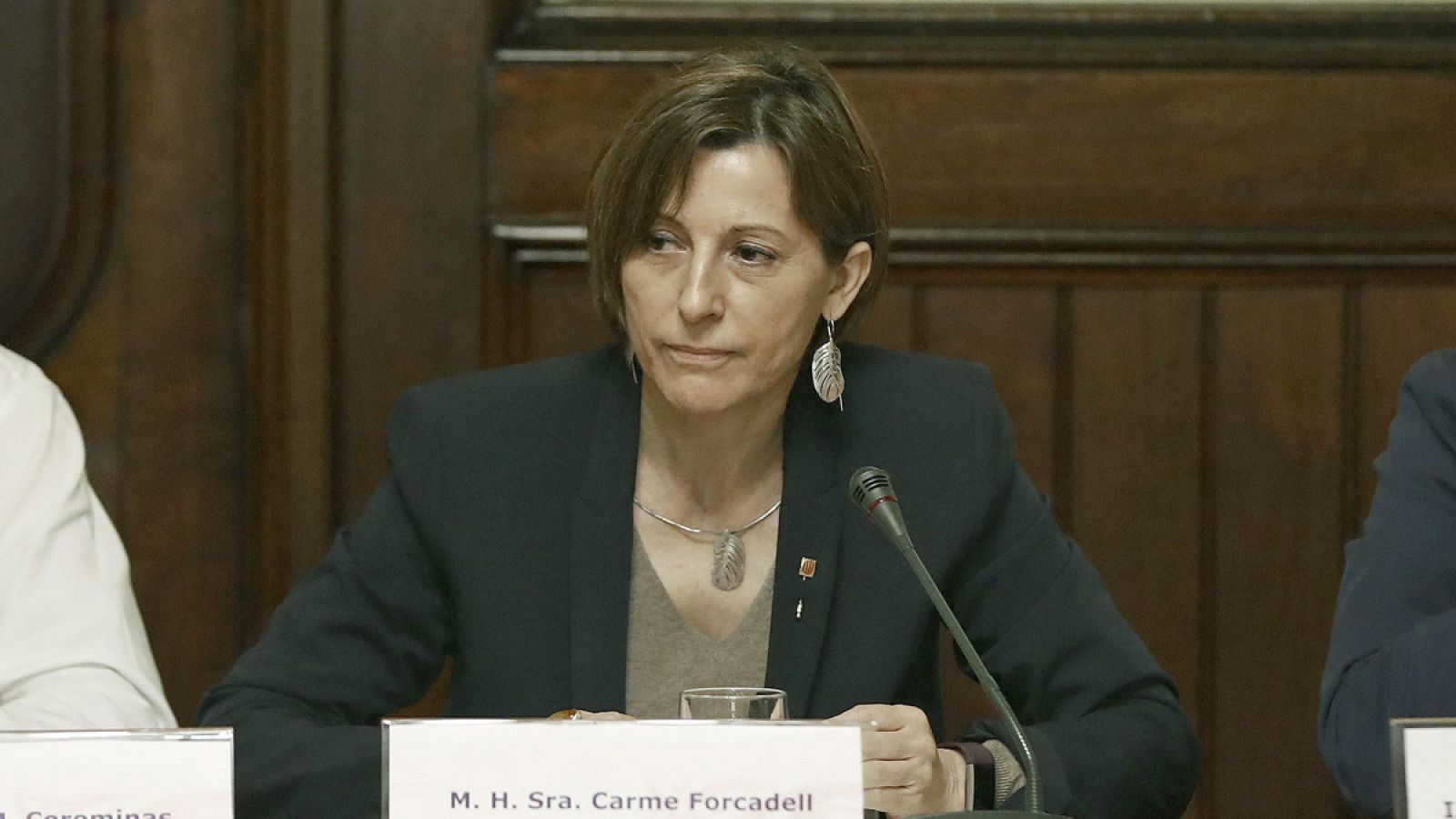 La presidenta del Parlament, Carme Forcadell