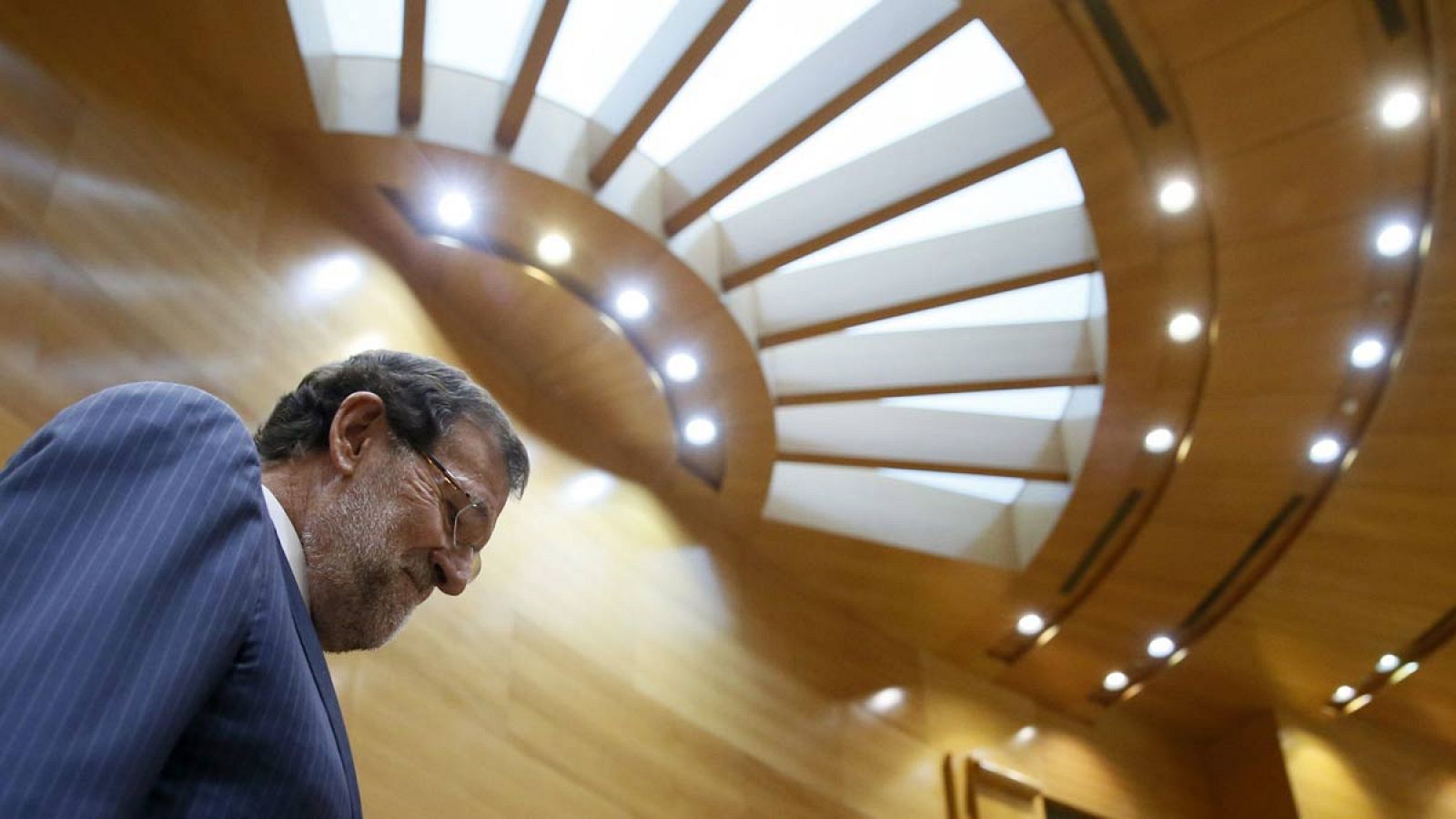Mariano Rajoy, en un pleno del Senado.