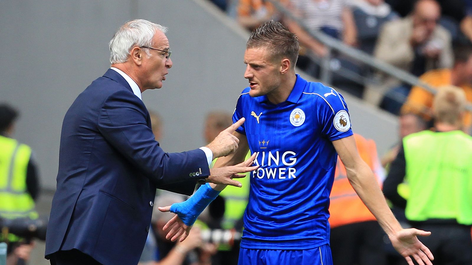 Vardy recibe amenazas de muerte tras la marcha de Ranieri