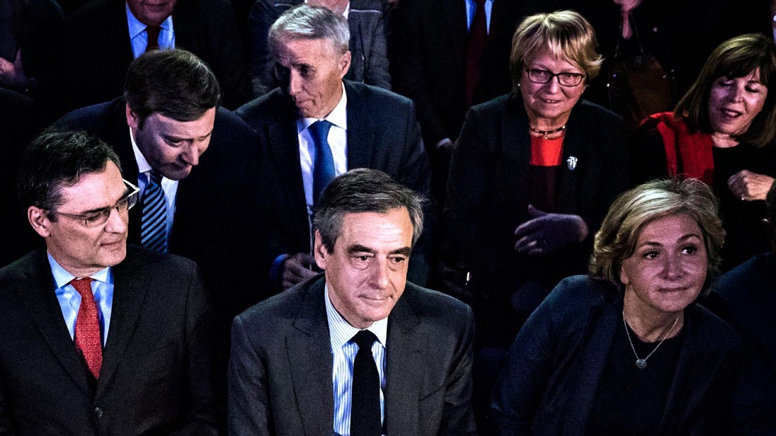 El candidato conservador al Elíseo, François Fillon, en un acto de campaña