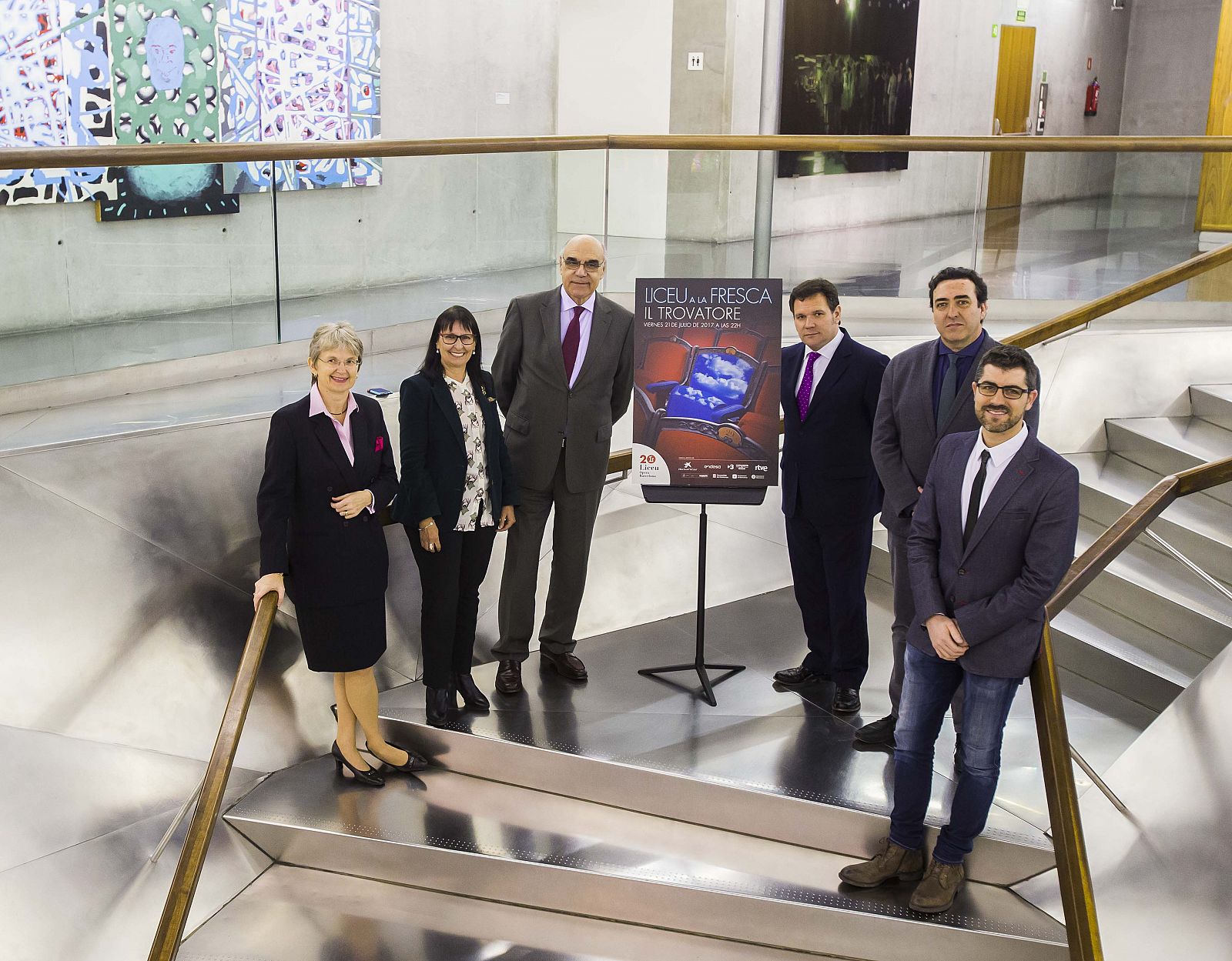 Presentación del proyecto 'Liceu al fresco'