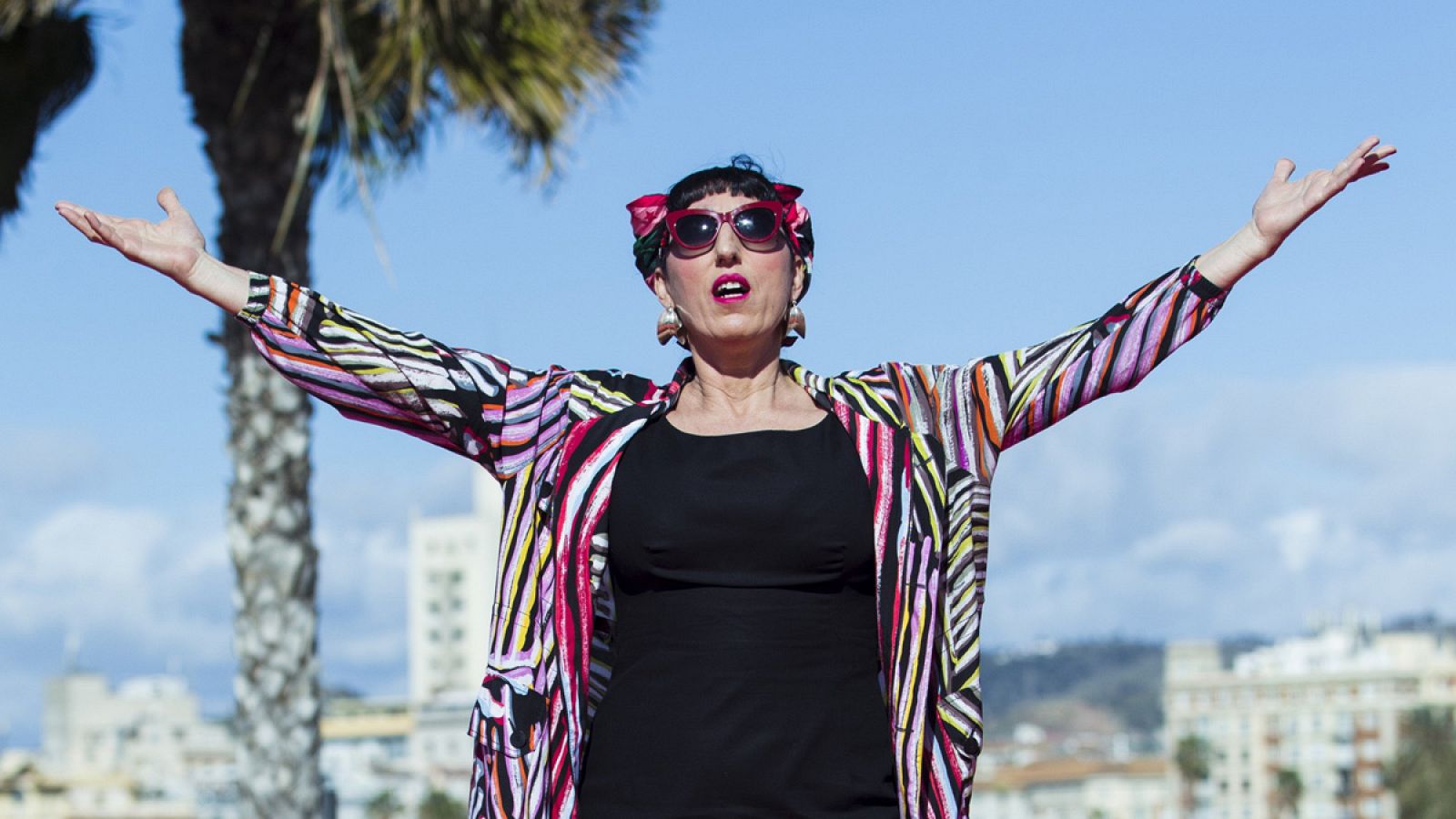 Rossy de Palma en la presentación de 'El intercambio' en Málaga.