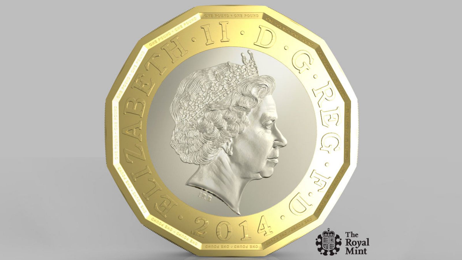 Imagen de la nueva moneda de una libra