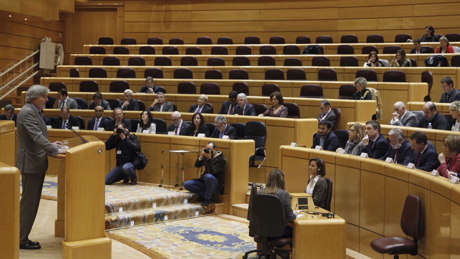 Un momento de un debate monográfico en el Senado en una imagen de archivo.