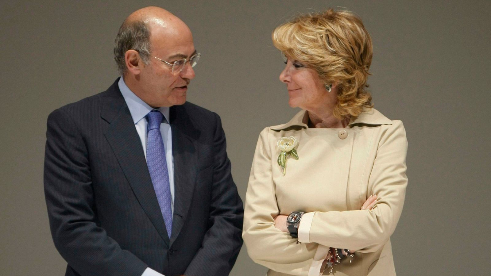 Esperanza Aguirre y Gerardo Díaz Ferrán, en una imagen de 2010