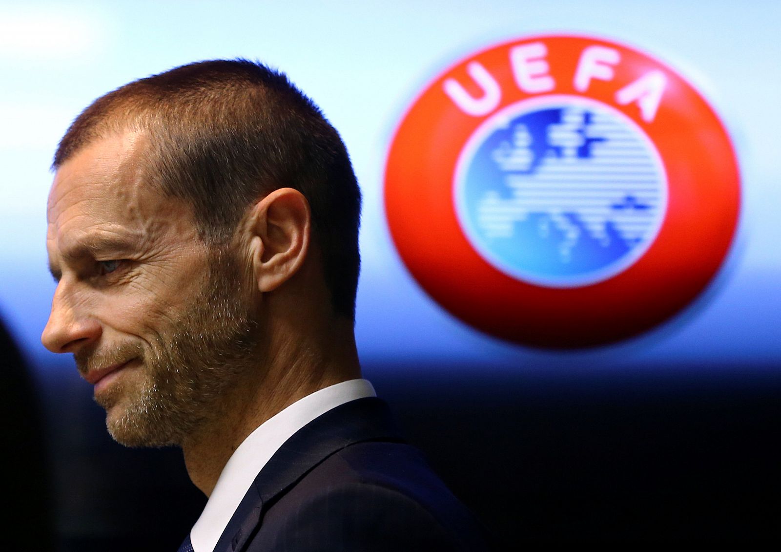 Imagen del presidente de la UEFA Aleksander Ceferin.