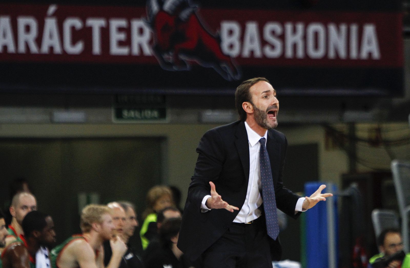 Sito Alonso, entrenador del Baskonia, durante el partido ante el Zalgiris Kaunas