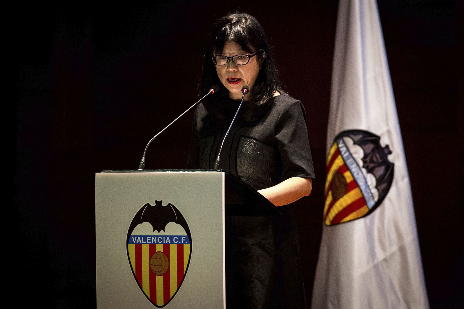 La presidenta del Valencia, LayHoon Chan.