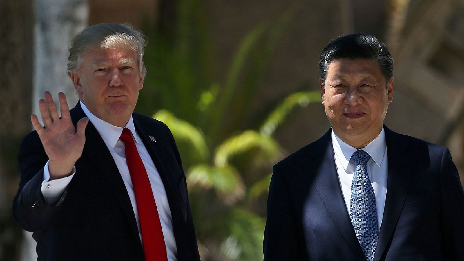 Donald Trump y el presidente chino Xi Jinping en Florida el pasado 7 de abril