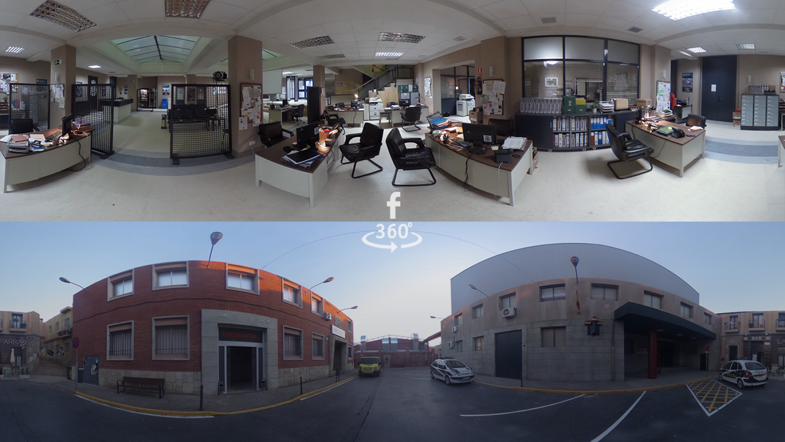 Sumérgete en los decorados de Servir y proteger con una visita en 360º