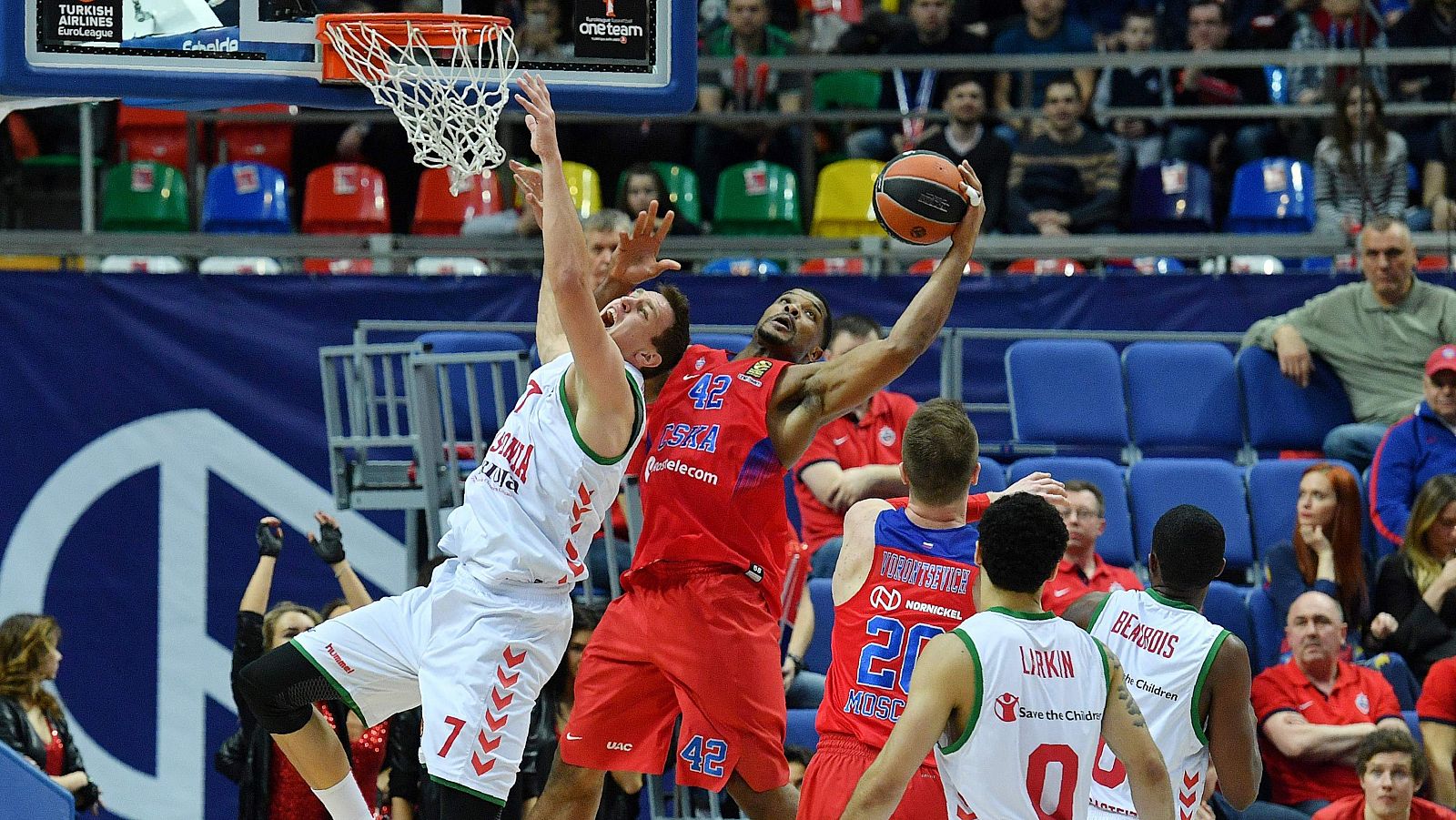 Imagen del CSKA - Baskonia de cuartos de final