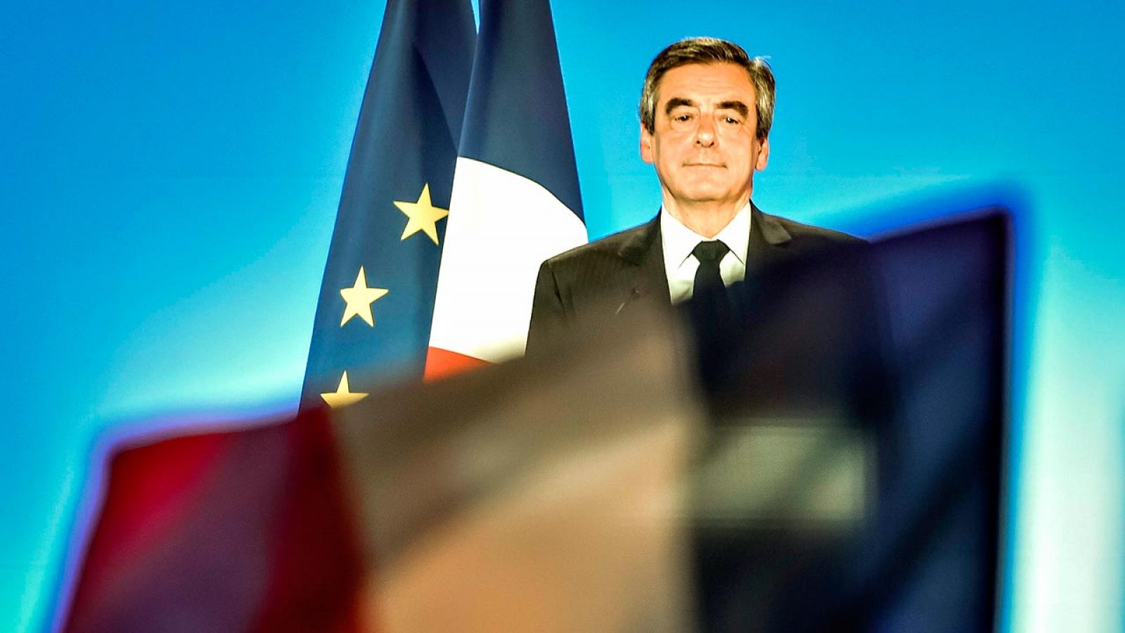 El candidato de Los Republicanos, François Fillon, a la presidencia de Francia
