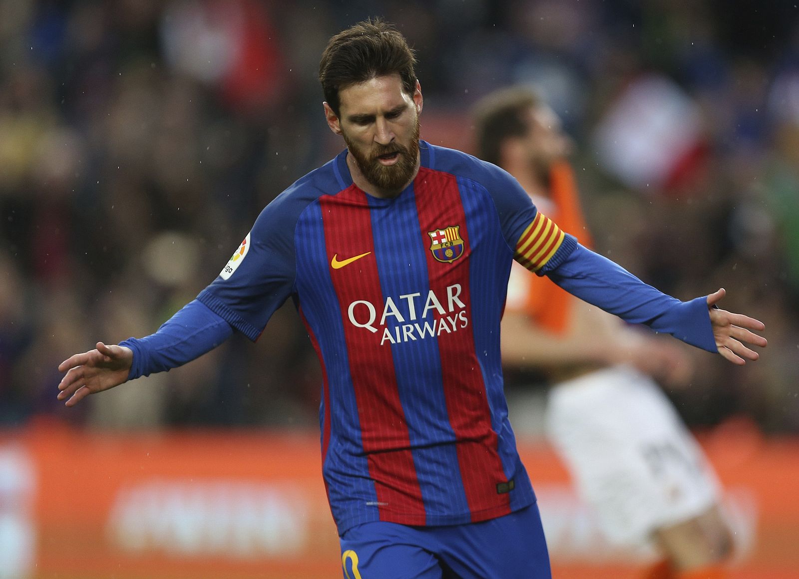 Messi ha vuelto a destacar en la goleada ante Osasuna.