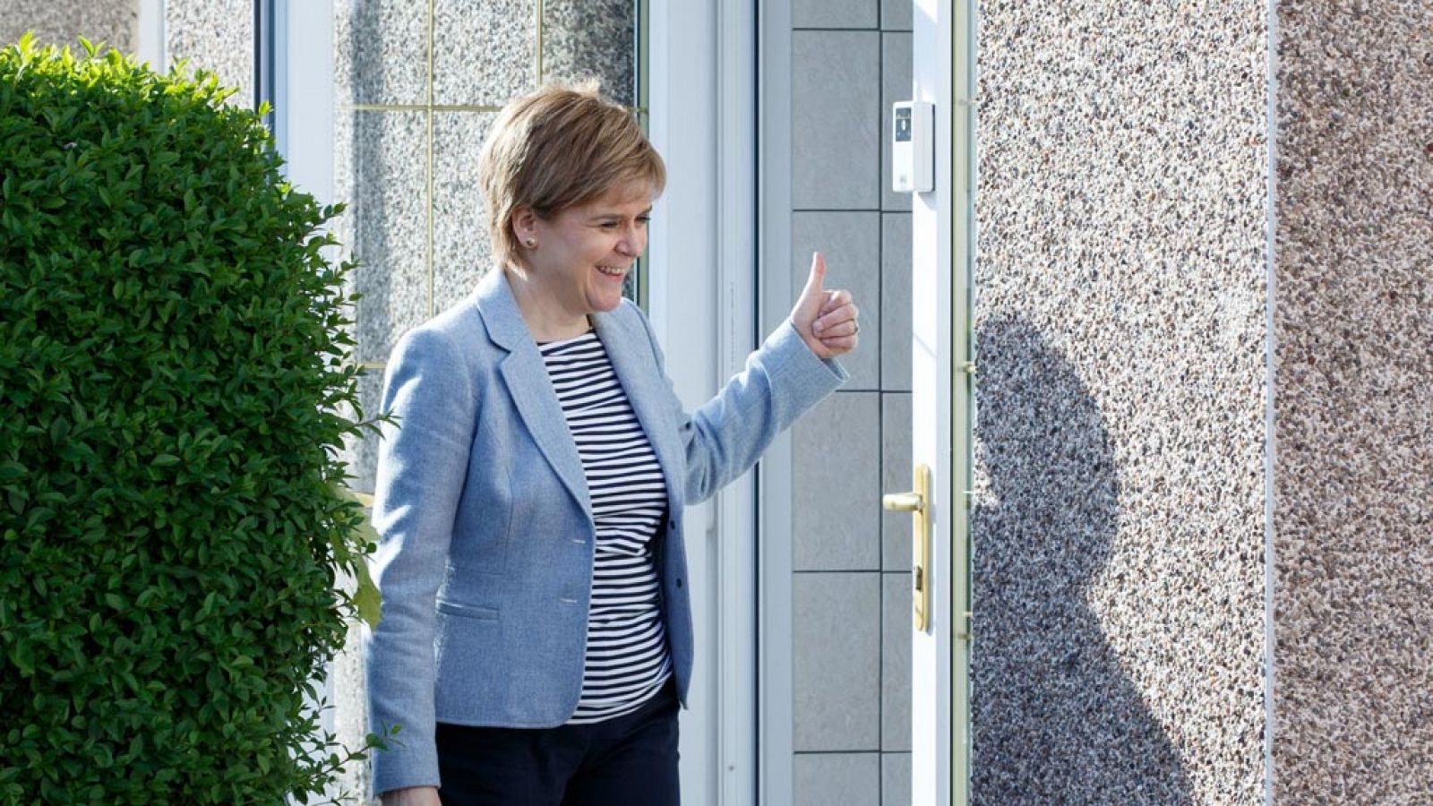 La líder del partido independentista escocés (SNP) Nicola Sturgeon