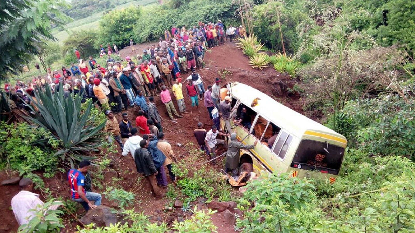 Accidente de un autobús escolar en Tanzania