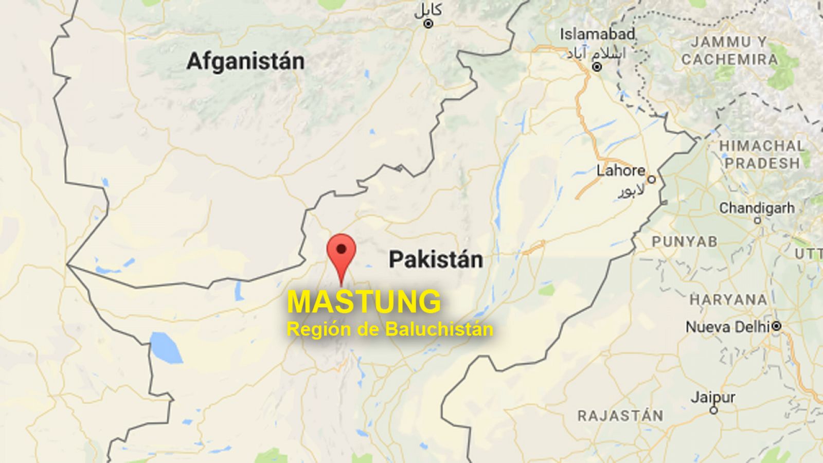 Mastung, región de Baluchistán, Pakistán