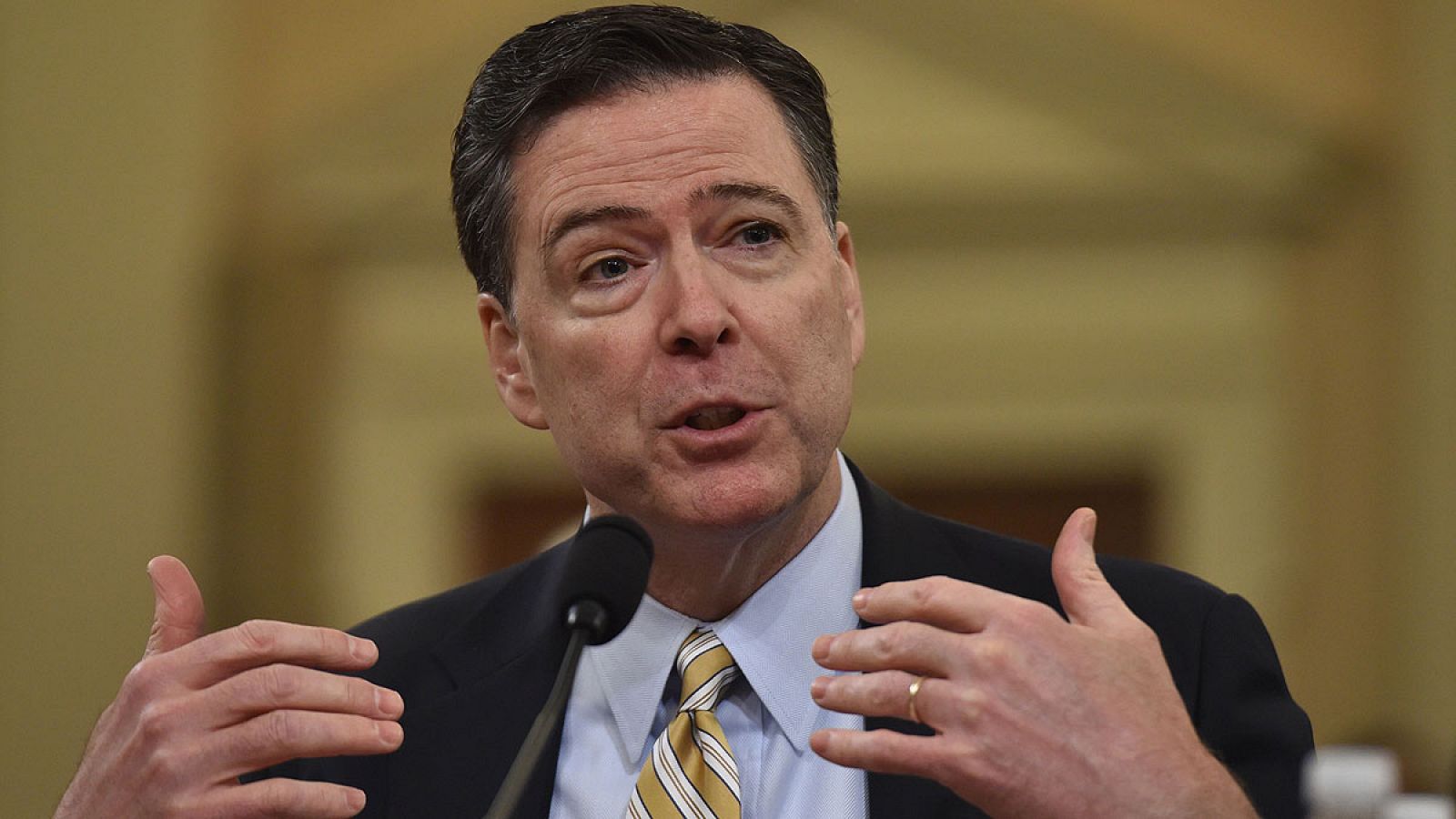 El exdirector del FBI James Comey en una imagen de archivo