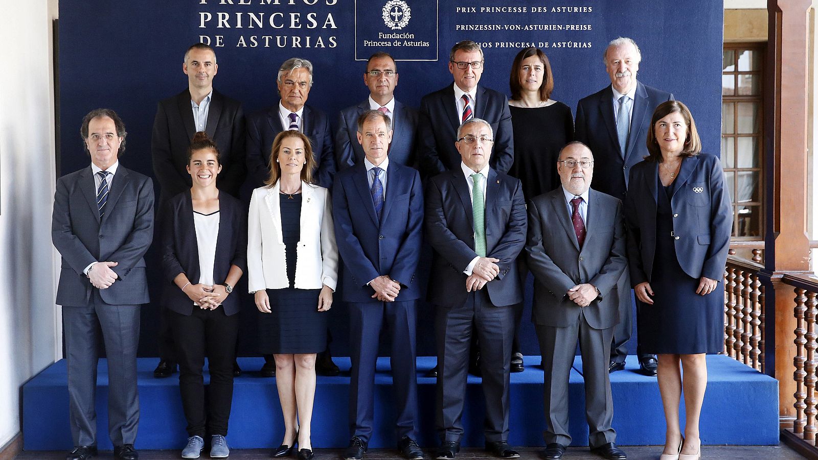 El jurado del Premio Princesa de Asturias de Deportes 2017.
