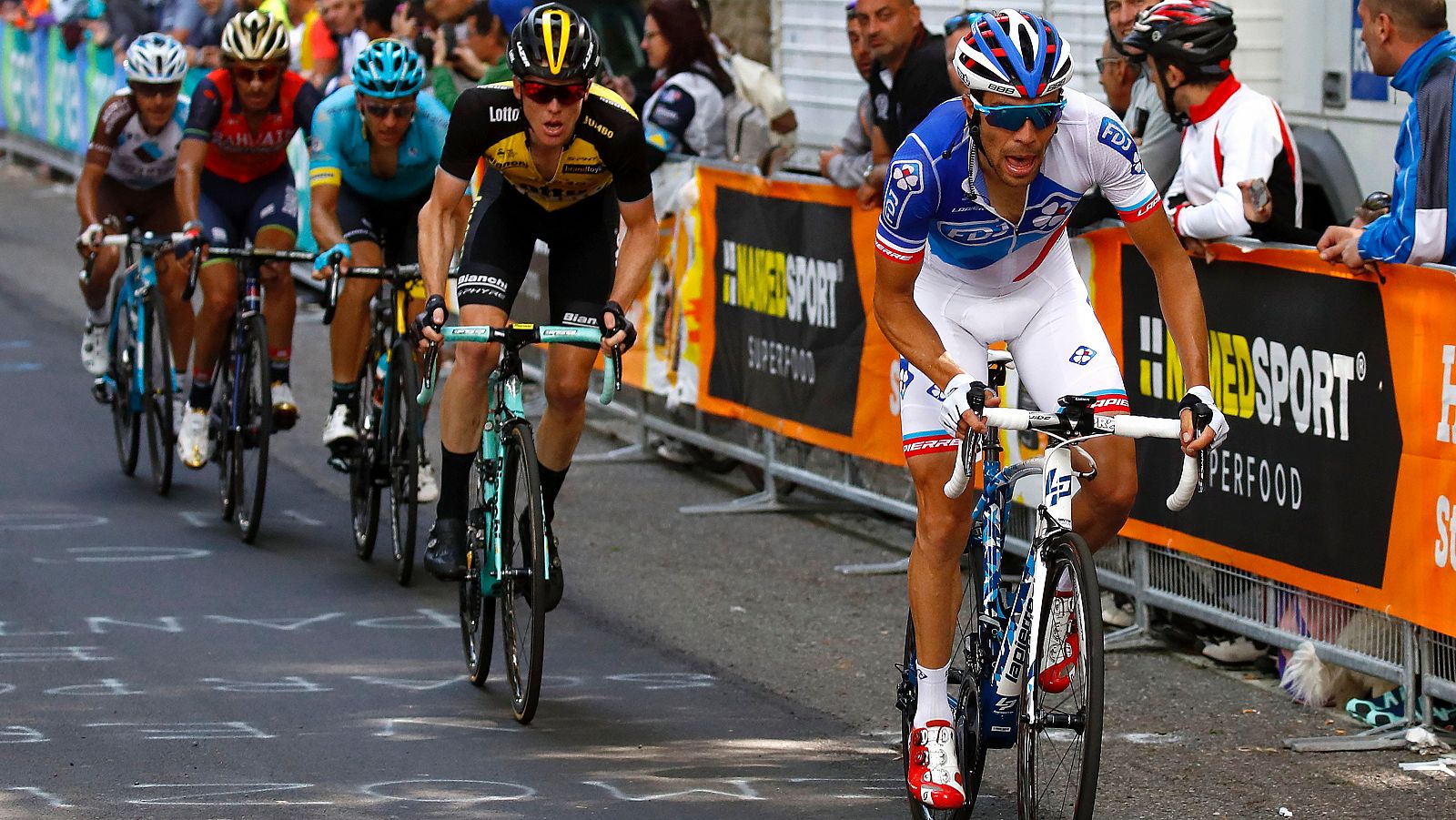 Thibaut Pinot gana la etapa número 20 del Giro