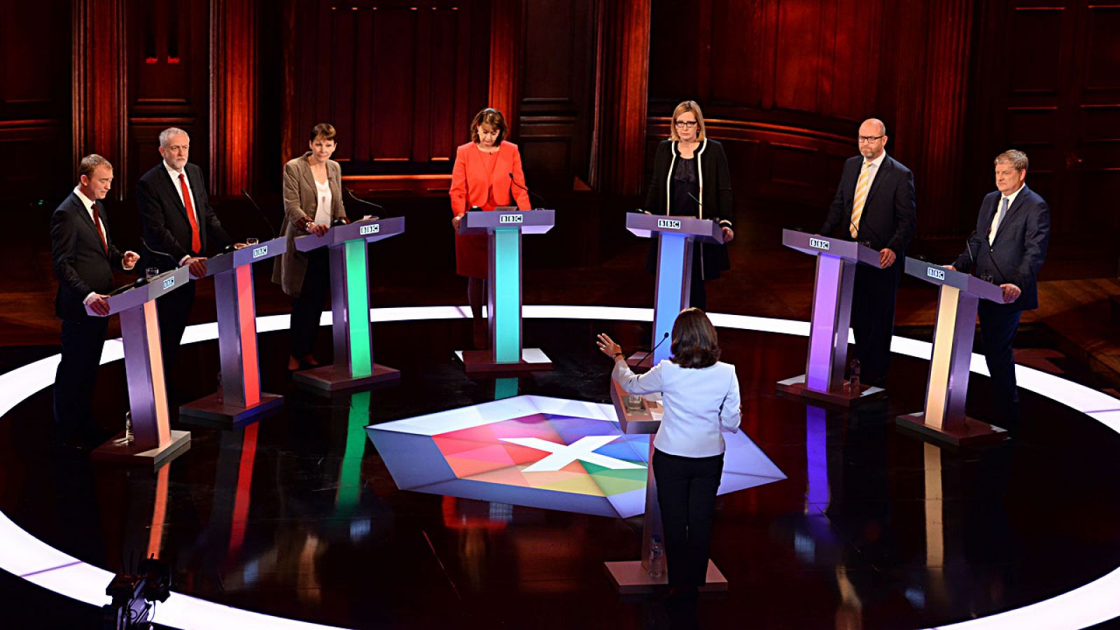 El debate electoral de la BBC, al que no ha asistido Theresa May