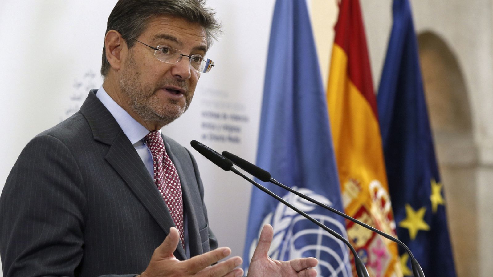 El ministro de Justicia, Rafael Catalá, el pasado mes de abril.