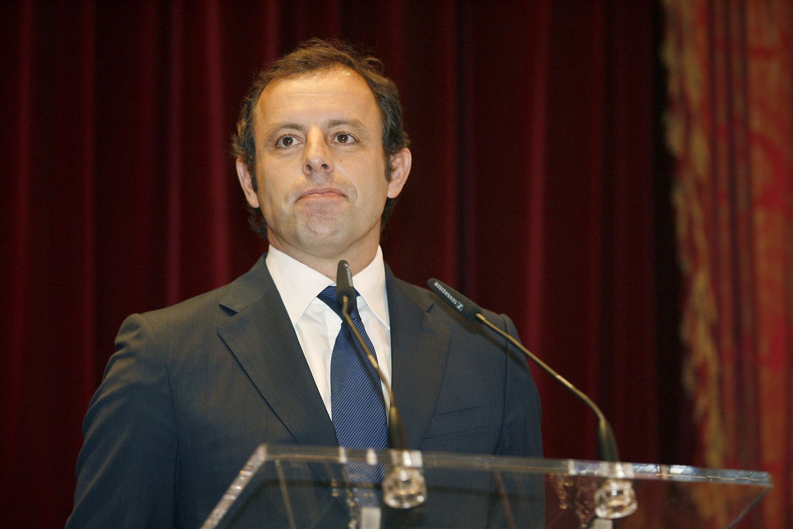 Imagen de archivo de Sandro Rosell durante su época como presidente del Barça.