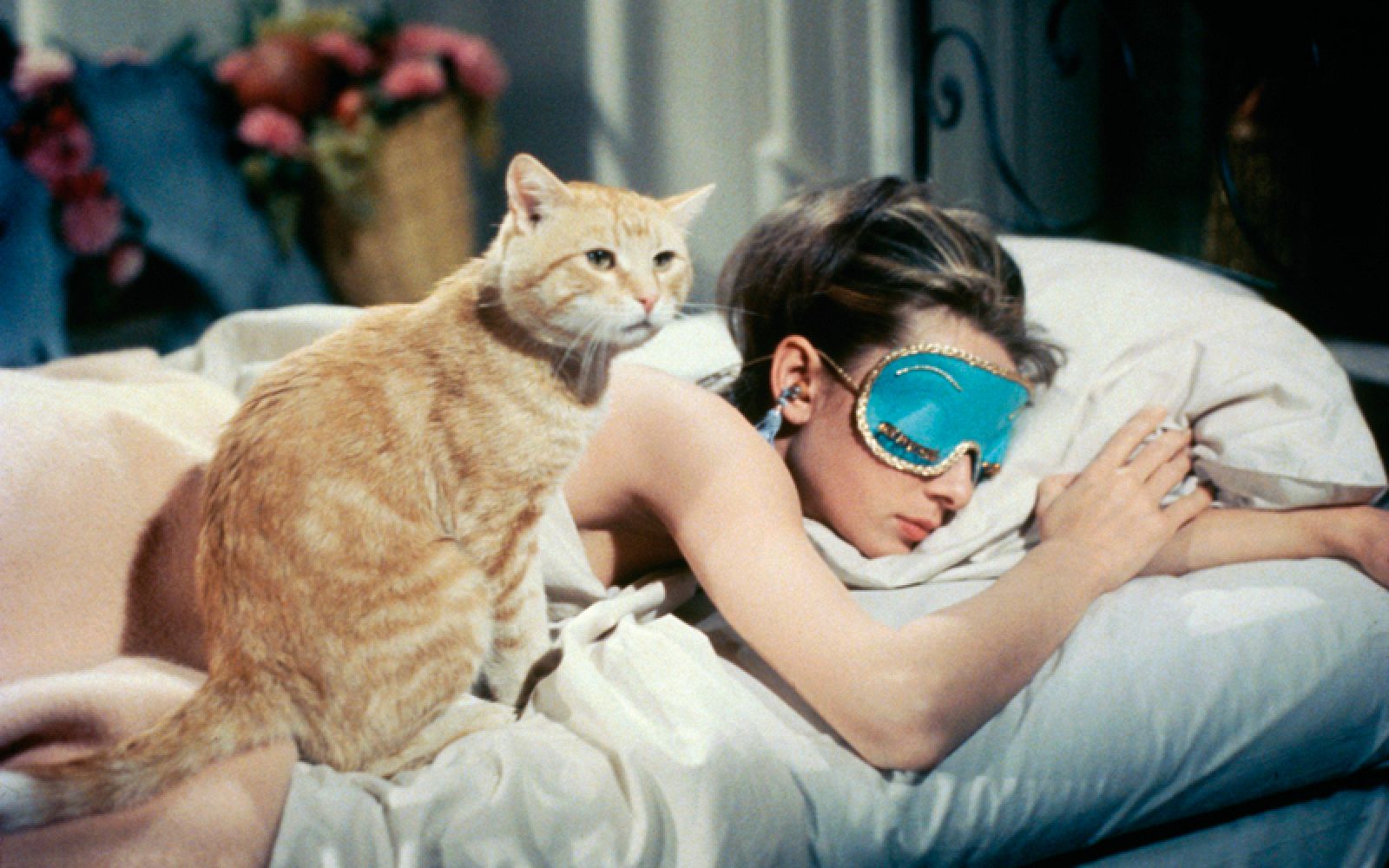 Orangey y Audrey Hepburn en 'Desayuno con diamantes'